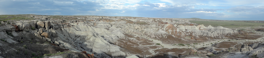 panorama from the Blue Mesa Overlook